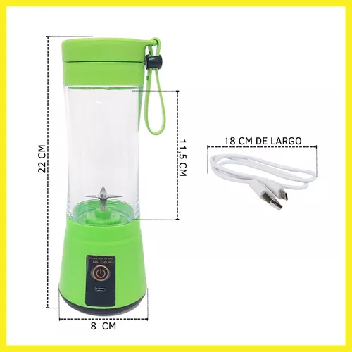 MINI LICUADORA PORTATIL RECARGABLE USB VASO DE 380ML JUGUER HM-03