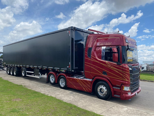 Scania R450 Highline Ano 22 + Sider Nostra 4 Eixo 0km 30 Plt