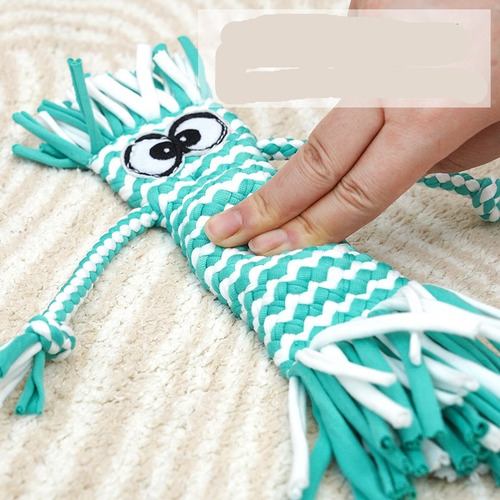 Juguete De Cuerda De Algodón Con Nudo For Mordeduras,