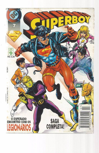 Superboy 07 2ª Serie - Abril 7 - Bonellihq Cx245 Q20