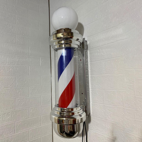 Poste De Barbero Luz Led Luz De Letrero De Salón Giratoria