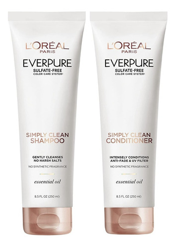 L'oreal Everpure Juego De Champú Y Acondicionador Sin Sulfat