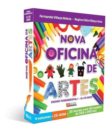 Coleção Nova Oficina De Artes 6 A 10 Anos + Alfabeto Móvel