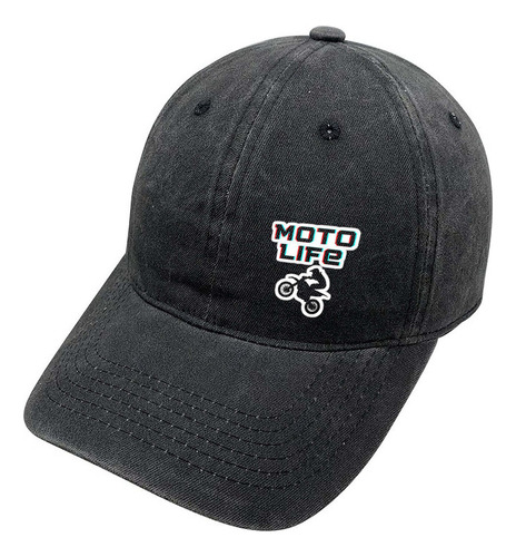 Gorra Pre Lavada Algodón Motos Rr135