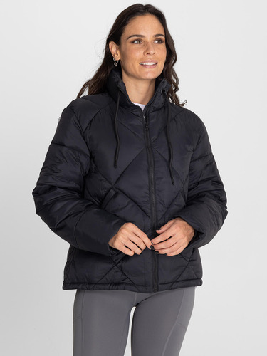Parka Mujer Quilted Negra Bsoul
