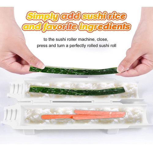 30cm Sushi Bazooka, Molde Para Hacer Rollos Perfectos Diy