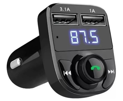 Transmisor Fm Para Carro Bluetooth X8 Modulador Fm Usb Carga