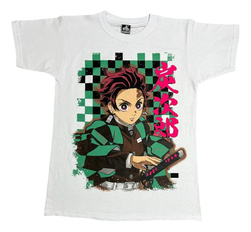 Franelas Estampadas Demon Slayer -  Unisex Algodón 