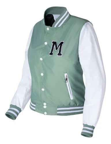 Chaqueta top beisbolera mujer