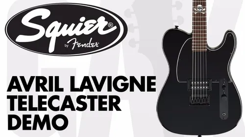 Guitarra Squier Fender Avril Lavigne Telecaster Skull + Capa