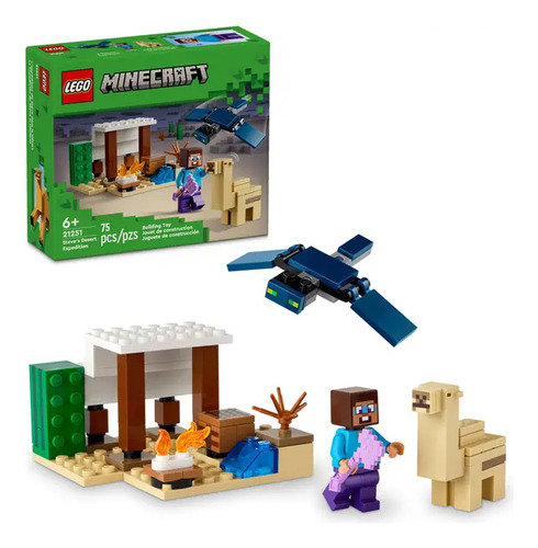 Lego Minecraft La Expedicion De Steve Al Desierto 21251