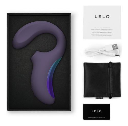 Lelo Enigma Wave Succionador Masajeador Clitoris Punto G Color Negro