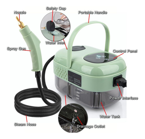 Limpiador A Vapor Portátil Para Limpiar Chinches De Cama