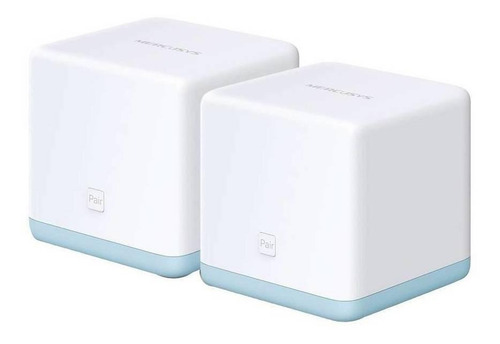 Imagen 2 de 3 de Sistema Wi-Fi mesh, Range extender Mercusys Halo S12 V1 blanco 100V/240V 2 unidades