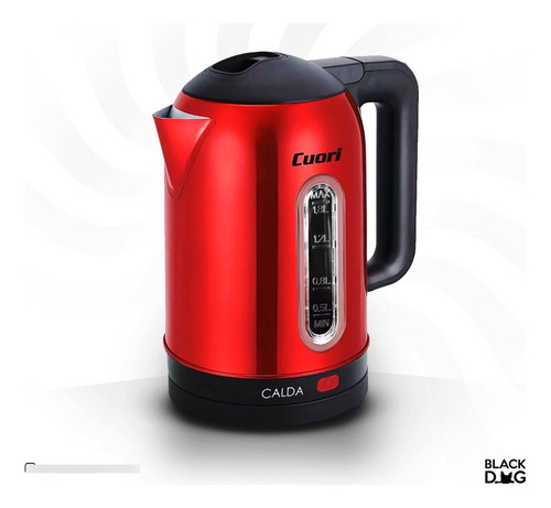 Jarra Eléctrica Cuori Calda 1800ml Acero Inox.