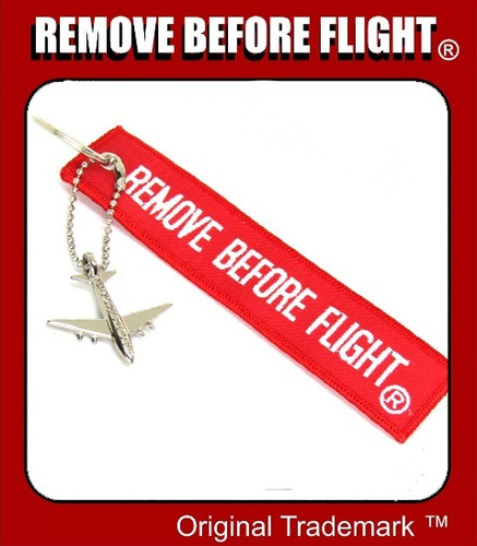Llavero Y Avión  Remove Before Flight ® Clasico