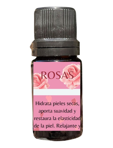Aceite Esencial De Rosas. 10ml. Natural Herbs. 