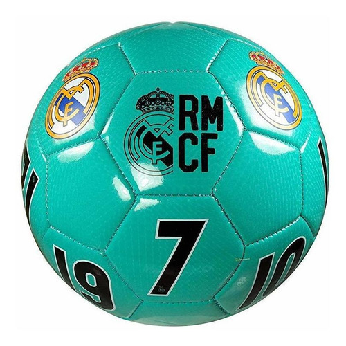 Autentica Bola Futbol Oficial Real Madrid Tamaño 5-03