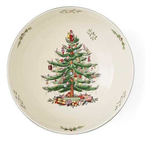 Spode Christmas Tree Serving Bowl | Tazón Para Servir De 9 P