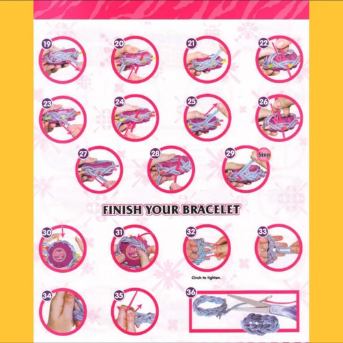 Set 2en1 Fabrica De Pulseras Y Brazaletes Juego Niñas Regalo