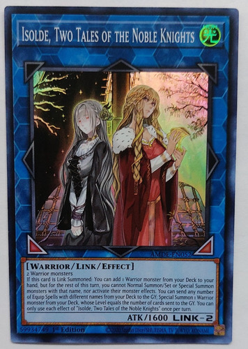 Ygo Isolde Two Tales Of The Noble Knight Amde-en052