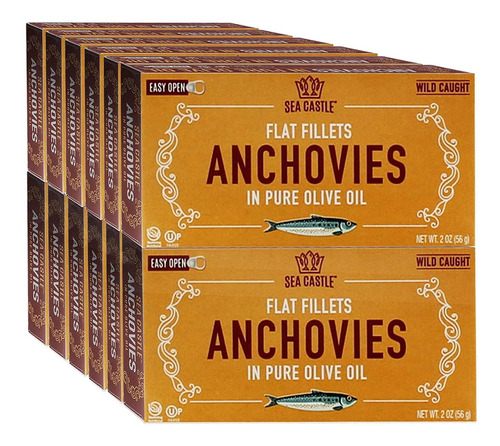 Anchoas En Aceite De Oliva Puro 2 Oz (12 - L a $370