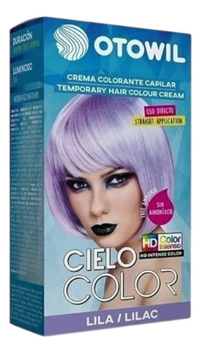 Otowil Tintura Crema Fantasia Varios Colores X3 Cielo Color Lila
