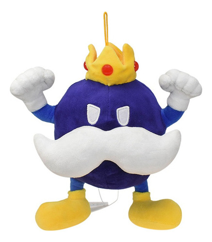 Super Mario King Bomb Omb Peluche Muñeca Navidad Regalo 21cm