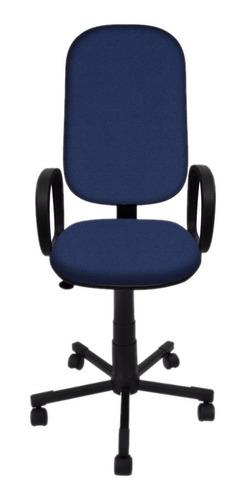 Imagem 3 de 3 de Cadeira de escritório Ecoflex EC-381-GIR ergonômica azul com estofado de tecido