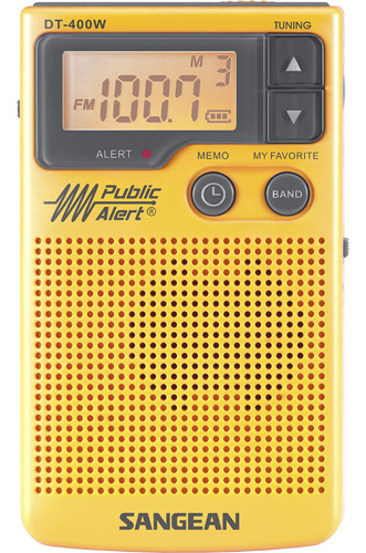 Sangean Dt Radio De Bolsillo, Digital, De 400 Vatios, Frecu.