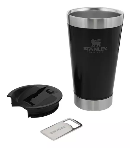 Vaso térmico Stanley Classic Stay Chill color black matte 473mL