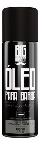 Óleo Para Barba Spray Big Barber 60ml Beard Ótima Fragrância