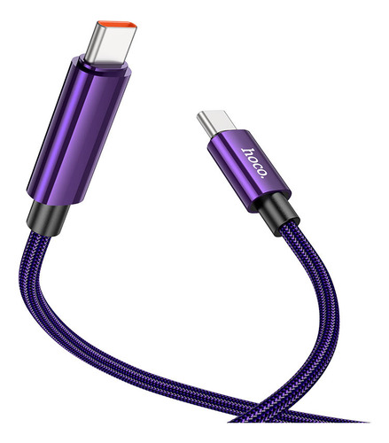 Cable Tipo C A Tipo C 100w Hoco U125 Purpura