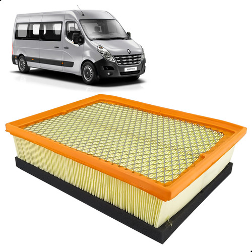 Filtro Ar Motor Diesel Master 2.3 16v 2013 Até 2022