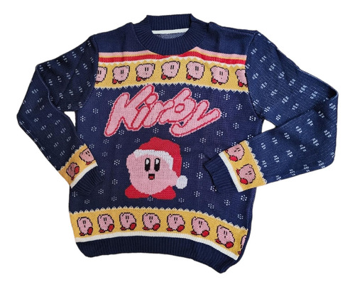 Sueter Navideño Tematico Kirby Ugly Sweater
