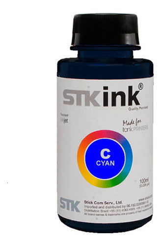 Tinta Stk Corante Bulk Ink P/ Epson Ecotank Refil - 100ml