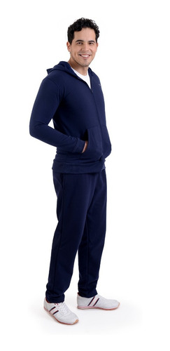 Imagen 2 de 6 de Conjunto Caballero - Chamarra Y Pants De Felpa - Everlast