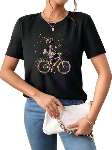 Camiseta De Moda Para Mujer, Calidad Sudadera Playera Mujer