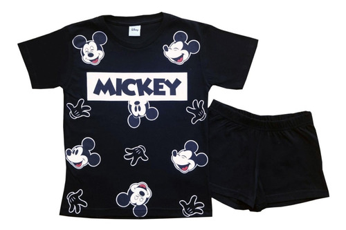 Pijama Manga Corta Nene Mickey Mouse Original Disney