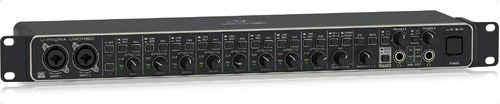 Interface de áudio USB/Midi Behringer U-Phoria Umc1820 cor preta
