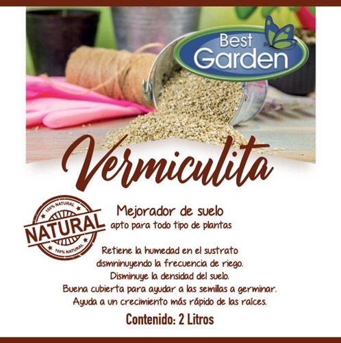 Vermiculita 2lts. Best Garden