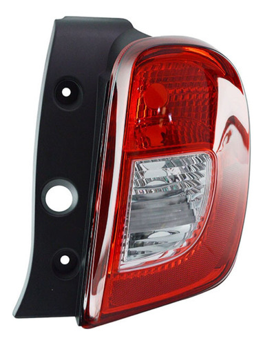 Farol Trasero Rh - Lh Fondo Rojo Nissan March 2015-2018 Par