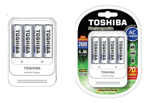 Carregador De Pilhas Aa/aaa Tnhc-6gae4 C/4 Pilhas Aa 2600mah