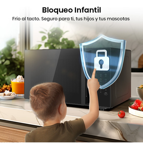 Microondas Digital Hisense H30mobs9hg 27 Litros 900w Grill