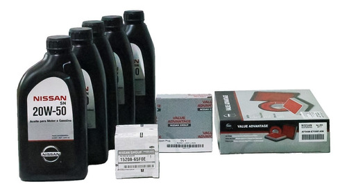 Kit De Afinacion 5 Aceites 20w-50 Para Nissan Sentra 2011