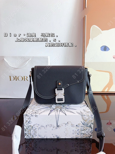 Dior 23*8*18cm Bolso Cámara En Color Sólido (Reacondicionado)