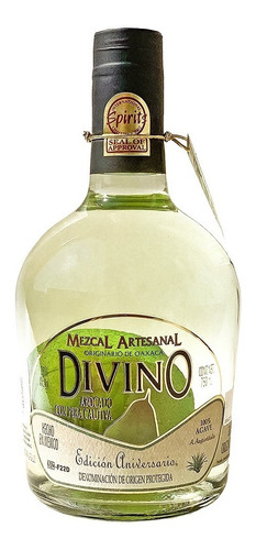 Mezcal Divino Blanco Con Pera (gdl) 750ml