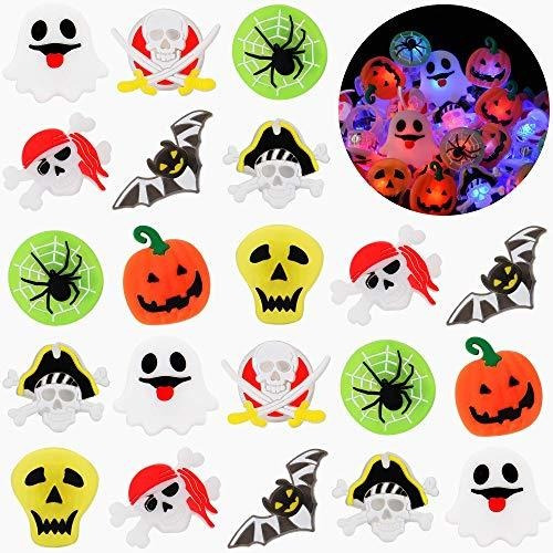 50 Pcs Halloween Led Anillos Brillantes De La Marca W1v5w