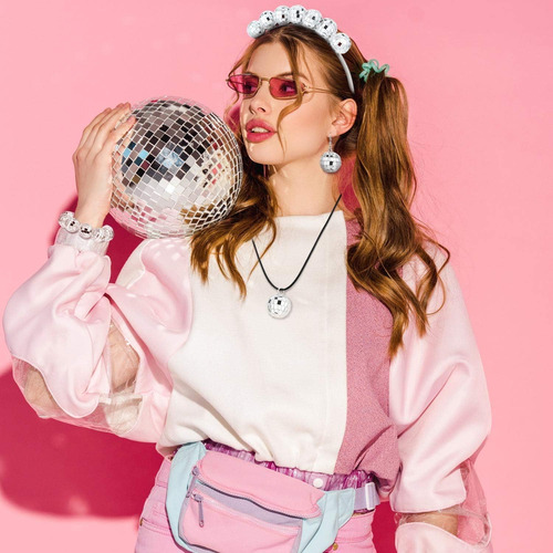 Accesorios De Bola De Discoteca, Disfraz De Discoteca De Los