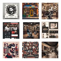 Comprar Templates Prontos 100% Editaveis Canva Artes Para Barbearia